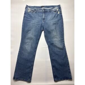 Silver Jeans Co. Women's Suki Slim Boot Blue Jeans - Size 20x31 (42x31)